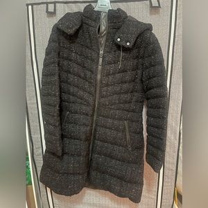 Mackage Lara Sparkly black coat XL